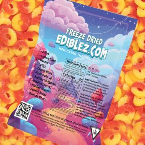THC Infused Freeze Dried Infused Peachy Ringz