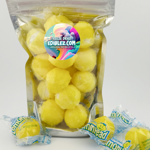 THC Infused Freeze dried Lemon heads